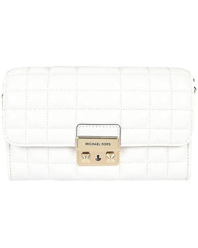 Michael Kors Tribeca Leather Bag - White