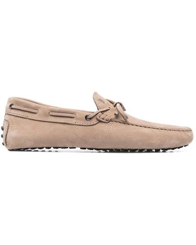 Tod's Nabuk Loafers - Pink