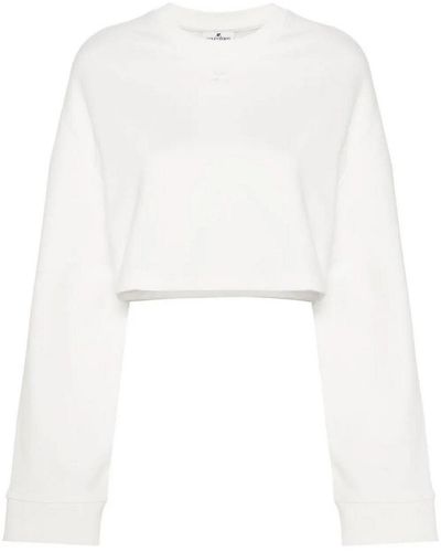 Courreges Crop Sweater - White
