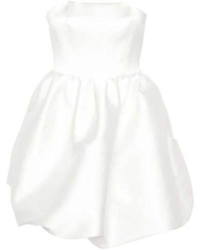 P.A.R.O.S.H. Papavero Balloon Mini Dress - White