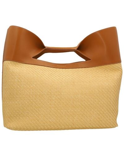 Alexander McQueen The Bow Tote - Brown