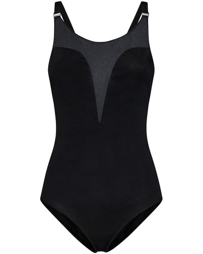 Alexander McQueen Silk Blend Bodysuit - Black