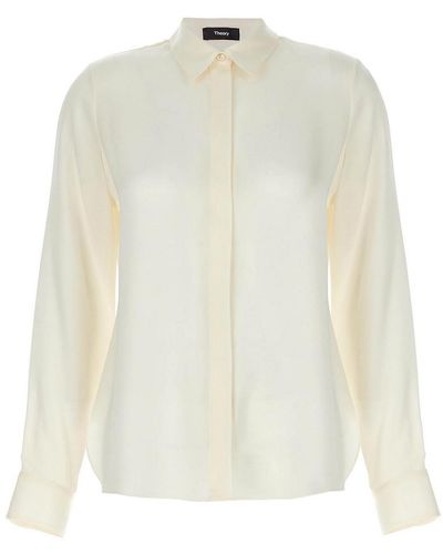 Theory Classic Fitted Shirt - White