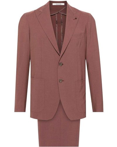 Tagliatore Wool Suit - Brown