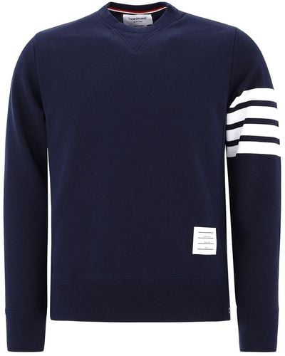 Thom Browne Engineered 4-bar Sweatshirt - Blue