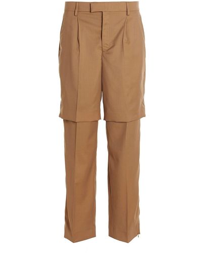 VTMNTS Tailored Trousers - Natural
