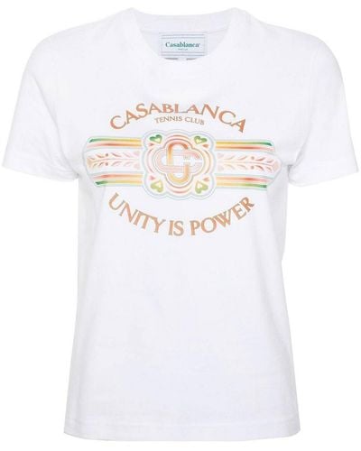 Casablancabrand Unity Is Power T-shirt - White