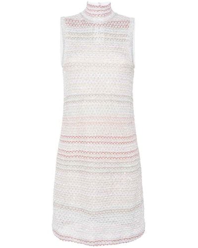 Missoni Dress With Sequin Details - White