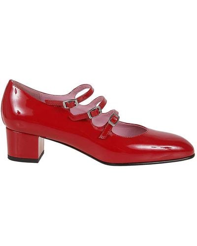 CAREL PARIS Patent Leather Court Shoes - Red