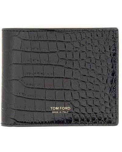 Tom Ford Bi-fold Wallet - Gray