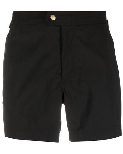 Tom Ford Side-buckle Swim Shorts - Black