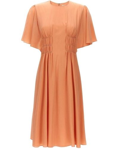 Chloé Curled Dress - Orange