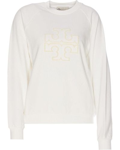 Tory Burch Logo Sweatshirt - White