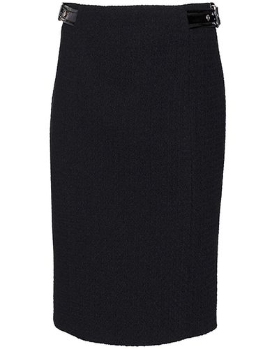 Moschino Bekted Skirt - Black