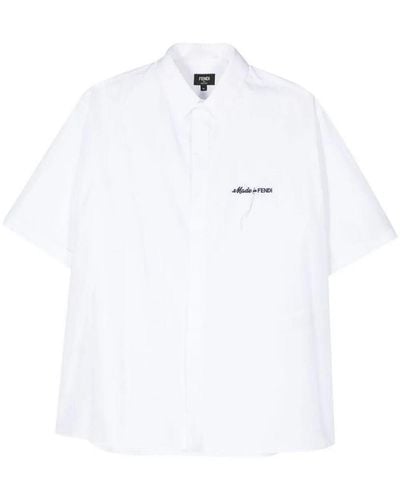 Fendi Cotton Shirt - White