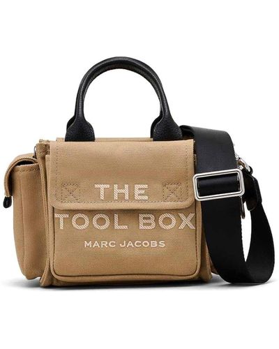 Marc Jacobs Mini The Cargo Canvas Tote Bag - Natural