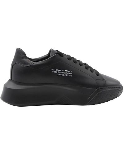 Giuliano Galiano Nemesis Sneakers In Nappa Leather - Black