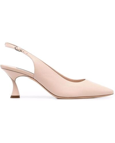 Casadei Minor Slingback Court Shoes - Pink
