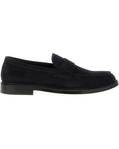 Doucal's Suede Loafers - Black