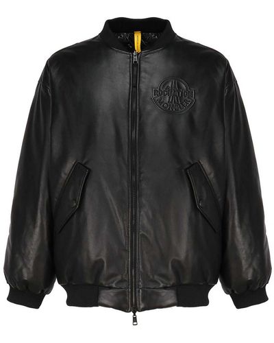 Moncler Reversible Leather Jacket - Black