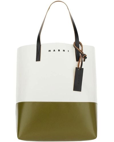 Marni Tribeca Shopper Bag - Green