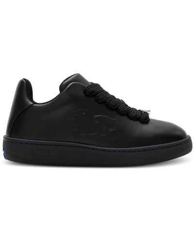 Burberry Leather Sneakers - Black