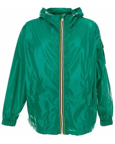 K-Way Tech Fabric Jacket - Green