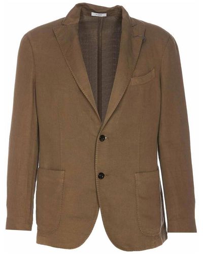 Boglioli Jacket Frontal Buttons - Brown