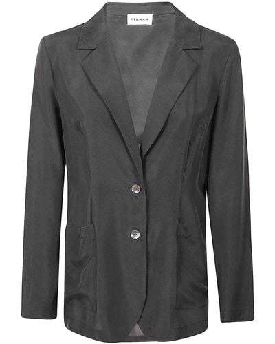 P.A.R.O.S.H. Mother-of-pearl Button Jacket - Grey