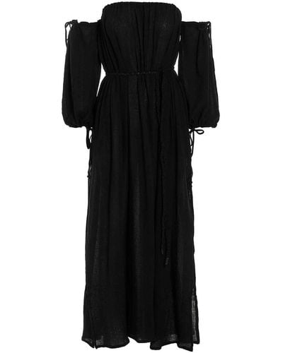 Caravana Messenger Long Dress - Black