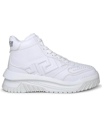 Versace Greek High Sneaker - White