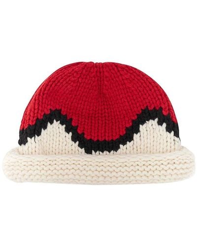 KENZO Beanie Hat - Red