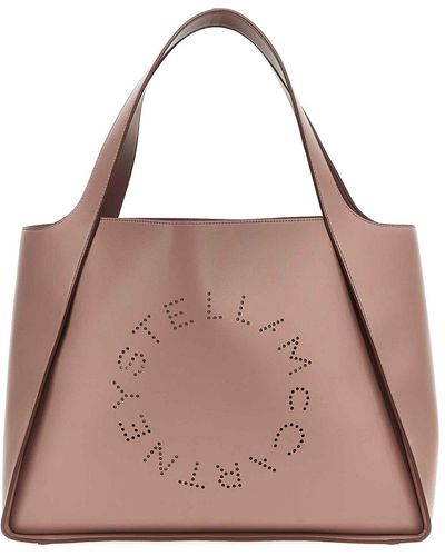 Stella McCartney The Logo Bag Shopping Bag - Pink