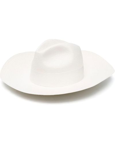 Borsalino Sophie Panama Hat - White