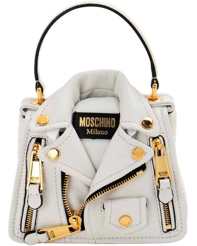Moschino Leather Bag - White