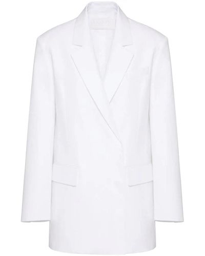 Valentino Double-breasted Blazer - White