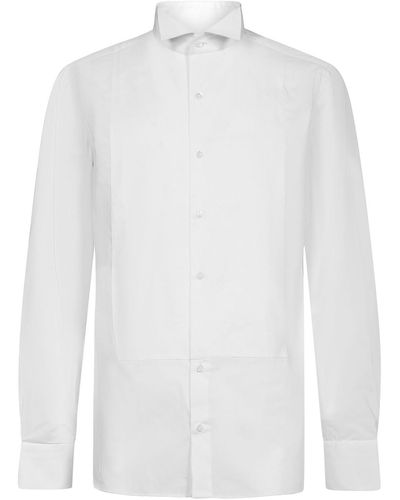 Luigi Borrelli Napoli Semi-slim Fit Shirt - White