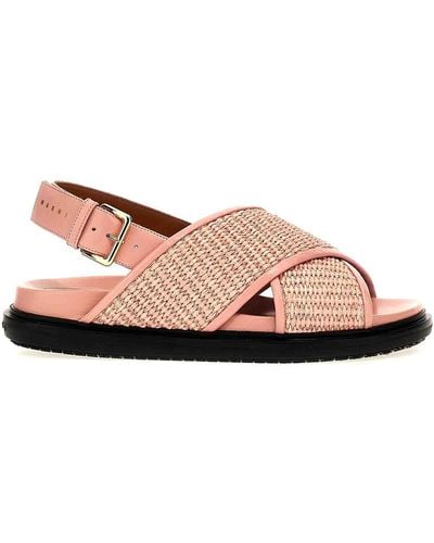Marni Fussbet Sandals - Pink