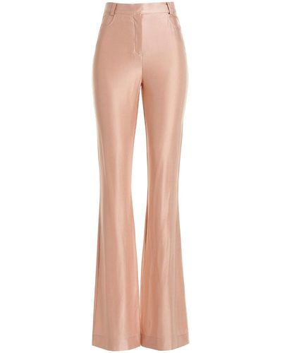 Alexandre Vauthier Shiny Stretch Trousers - White