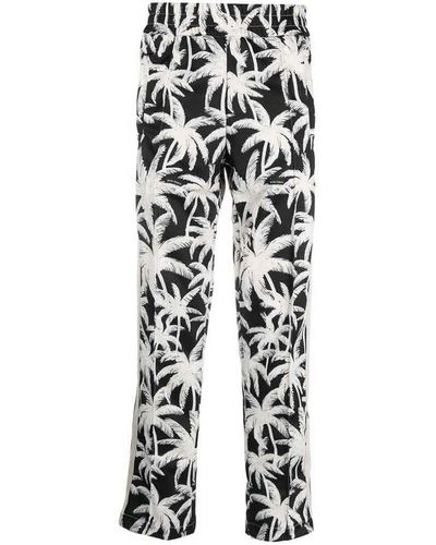 Palm Angels Palm Tree Trousers - White