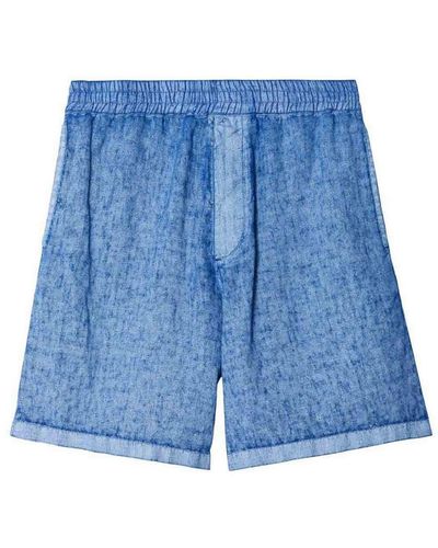 Burberry Logo Shorts - Blue