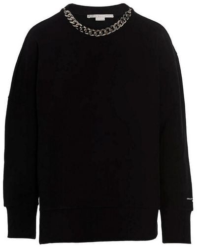 Stella McCartney Sweatshirt With Removable Chain Detail - Black