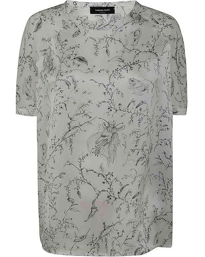 Fabiana Filippi Sleeveless Shirt - Gray