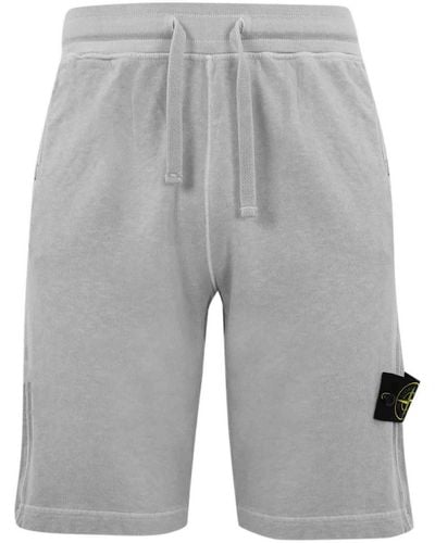 Stone Island Cotton Bermuda Shorts 63460 Old Treatt - Grey