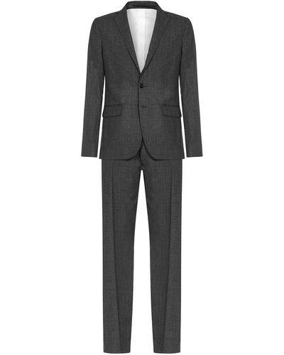 DSquared² Paris 2 Button Grey Suit - Black