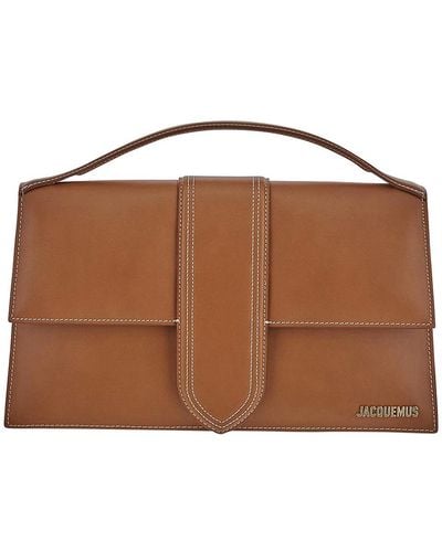Jacquemus Handbag In With Finish Logo - Brown