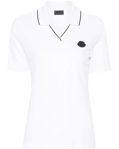 Moncler Cototn Polo Shirt - White