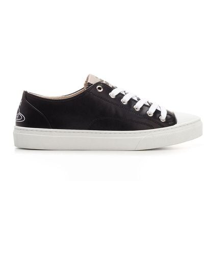 Vivienne Westwood Trainers Low Top Plimsoll Nere - Black