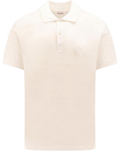 Alexander McQueen Organic Cotton Polo Shirt - White
