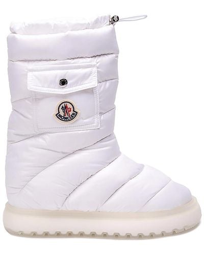 Moncler Gaia Pocket Mid Boots - White
